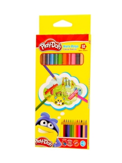 play-doh kuru boya tam boy 12 renkli karton kutu