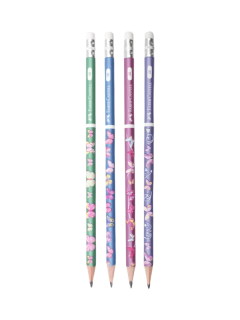 faber castell silgili kursun kalem  kelebekler silgili
