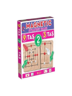 diy-toy 9 tas oyunu manyetik strateji oyunu