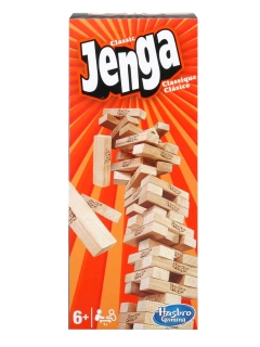 hasbro gaming jenga ahsap blok denge oyunu